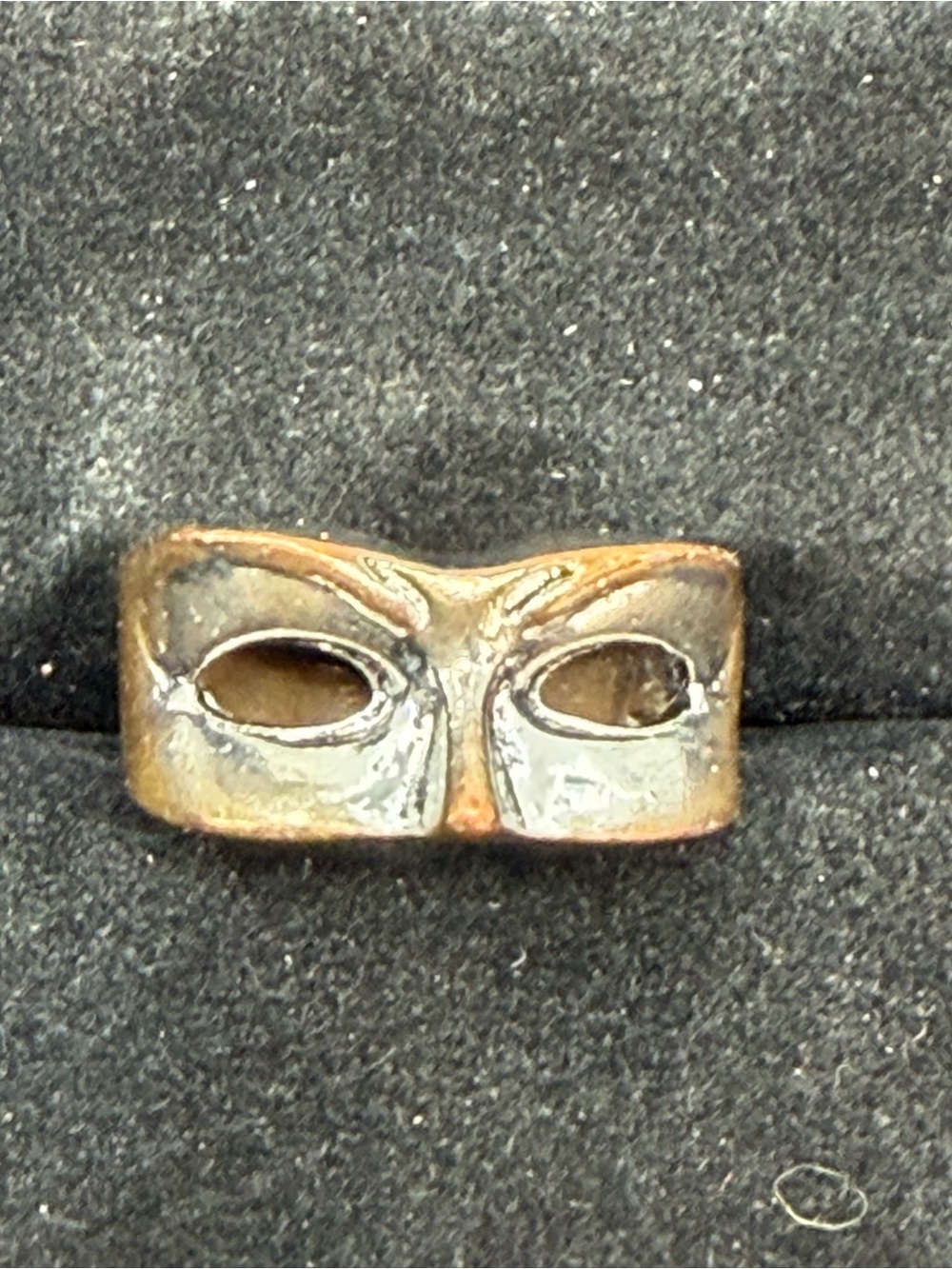 Theatre Masquerade mask Ring Unisex Phantom Performing Arts 8.5 Adj Bandit Eyes